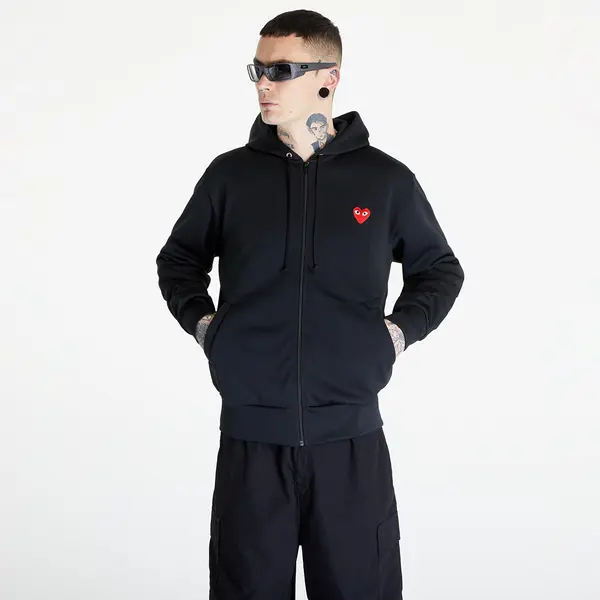 Comme des Garçons PLAY Mikina Comme des Garçons PLAY Heart Logo Sweatshirt Knit UNISEX Black S