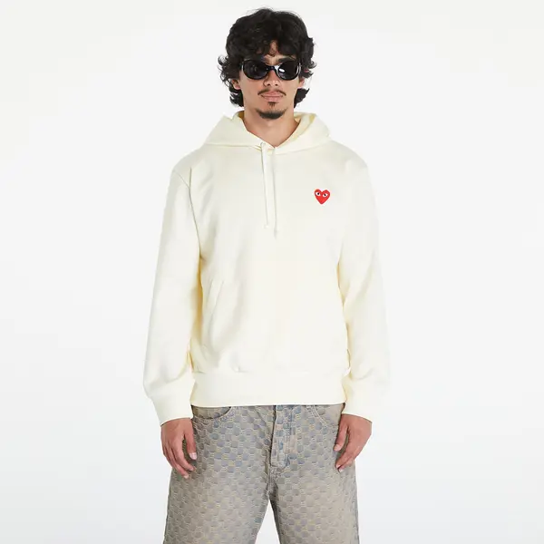 Comme des Garçons PLAY Mikina Comme des Garçons PLAY Hoodie Ivory XXL