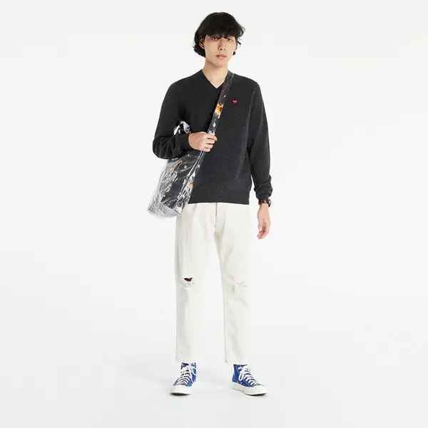 Comme des Garçons PLAY Mikina Comme des Garçons PLAY Pullover Knit Charcoal XL