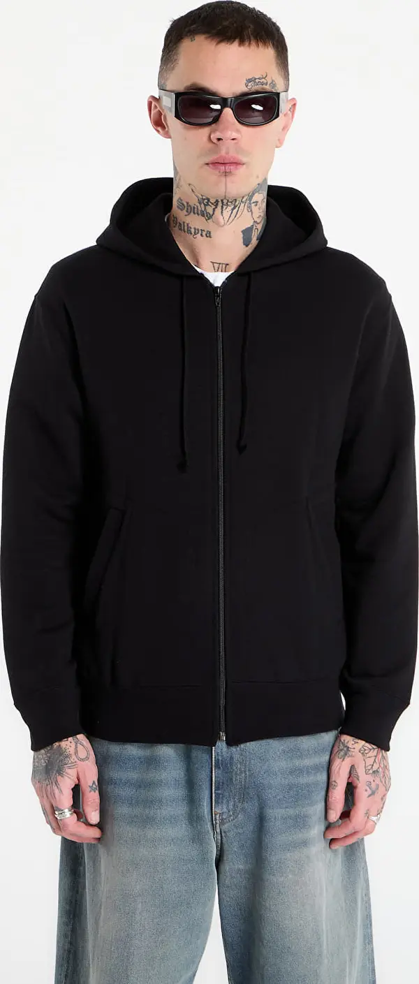 Comme des Garçons PLAY Mikina Comme des Garçons PLAY Sweatshirt Black Emblem Knit UNISEX Black M