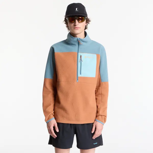 Cotopaxi Mikina Cotopaxi M's Abrazo Fleece Half-Zip Jacket Everglade and Whiskey S