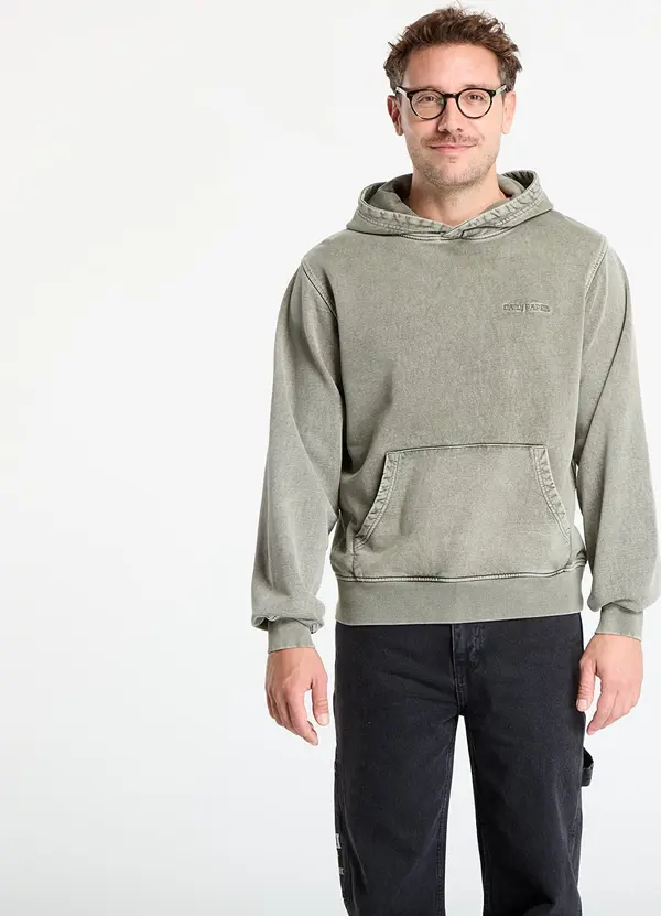 Daily Paper Mikina Daily Paper Dias Washed Hoodie Rosin Green XS