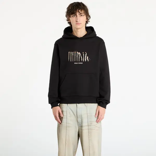Daily Paper Mikina Daily Paper Light Cycle Hoodie UNISEX Black XS