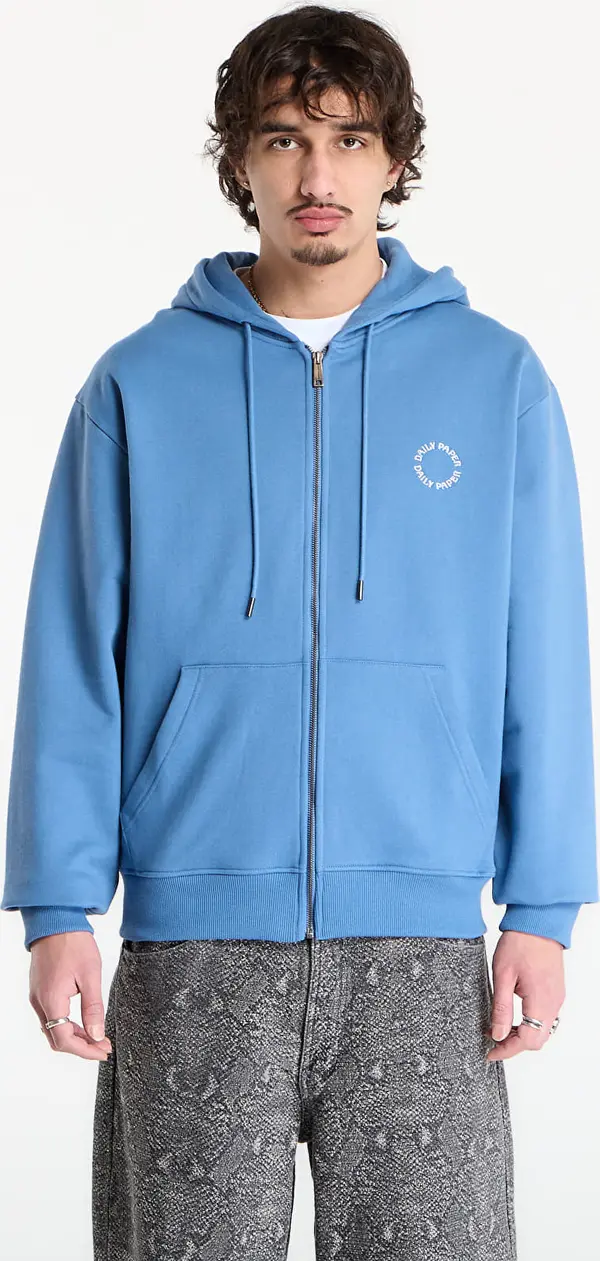 Daily Paper Mikina Daily Paper Orbit Embroidery Zip Hoodie Quiet Harbor M