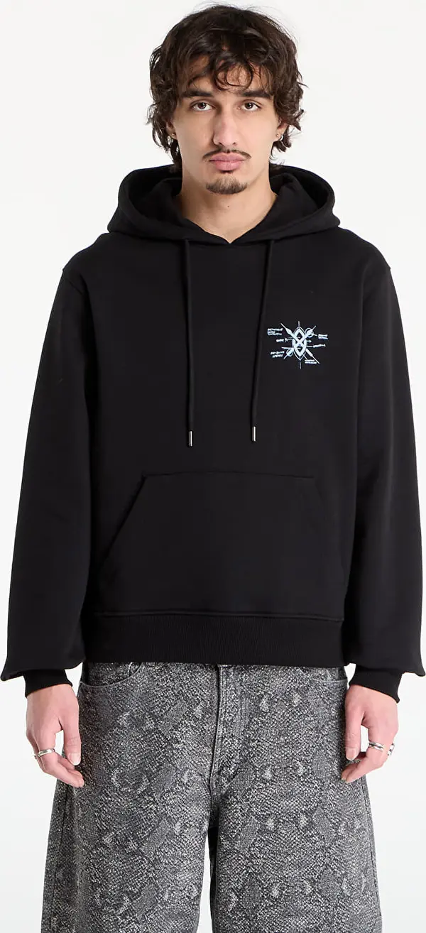 Daily Paper Mikina Daily Paper Shield Evolution Hoodie Black M