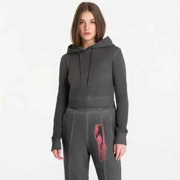 DIESEL Mikina Diesel F-Slimmy-Hood-S3 Sweatshirt Grigio Melange S