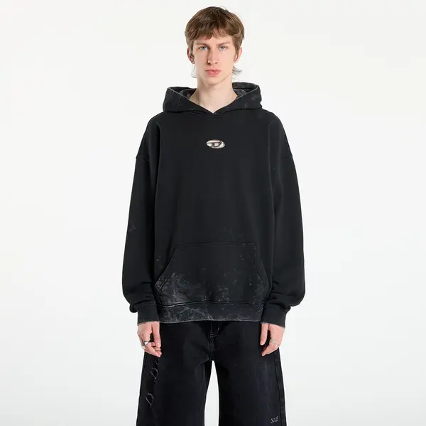 DIESEL Mikina Diesel S-Boxt-Hood-T10 Sweat-Shirt Black M