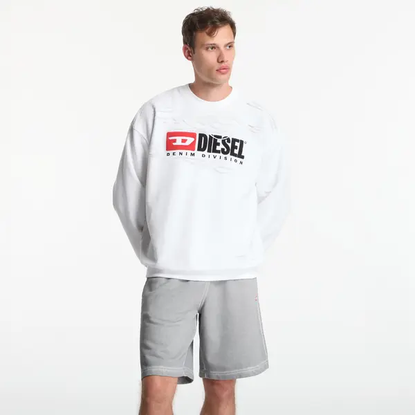 DIESEL Mikina Diesel S-Boxt-V1 Sweatshirt White XL