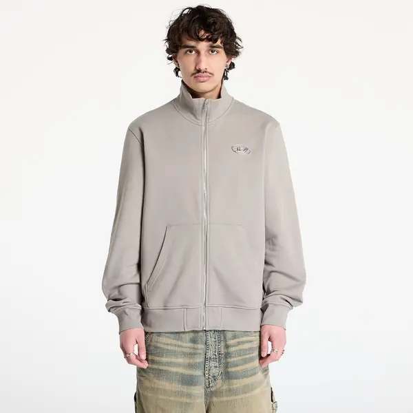DIESEL Mikina Diesel S-Ginni-Zip-Od Sweat-Shirt Frost Gray XXL