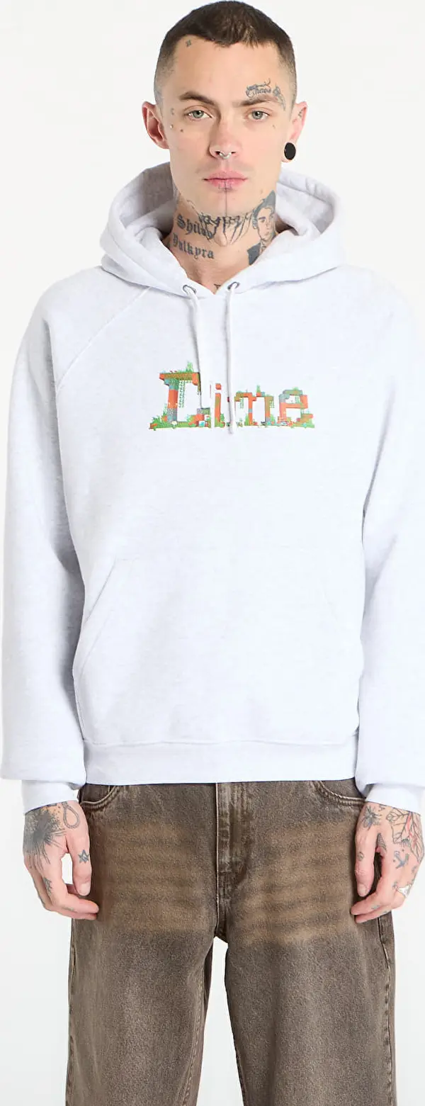 DIME Mikina DIME Classic Dimecraft Hoodie UNISEX Ash L