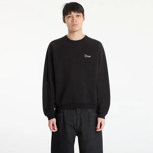 DIME Mikina DIME Classic Small Logo Crewneck UNISEX Black XL