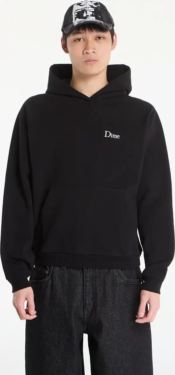 DIME Mikina DIME Classic Small Logo Hoodie UNISEX Black XL