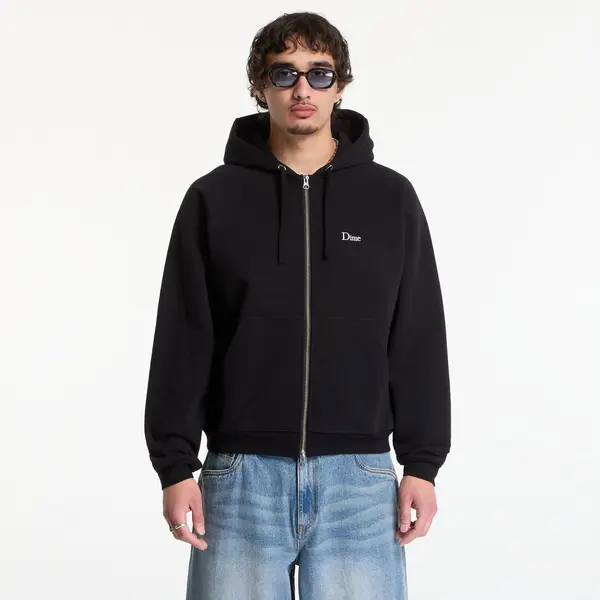 DIME Mikina Dime Classic Small Logo Zip Hoodie UNISEX Black L