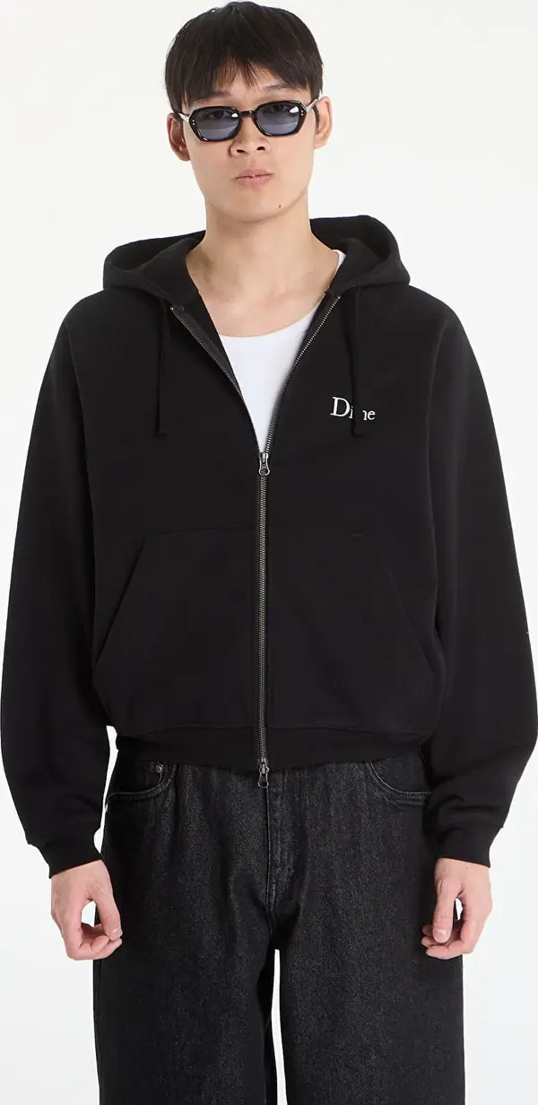 DIME Mikina DIME Classic Small Logo Zip Hoodie UNISEX Black XL