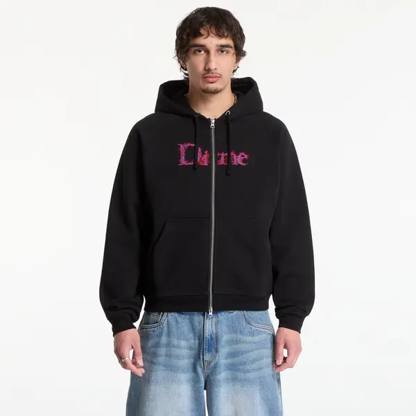DIME Mikina Dime Classic Veins Zip Hoodie UNISEX Black XL