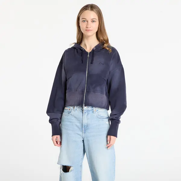 DIME Mikina DIME Cropped Zip Hoodie Navy Washed L