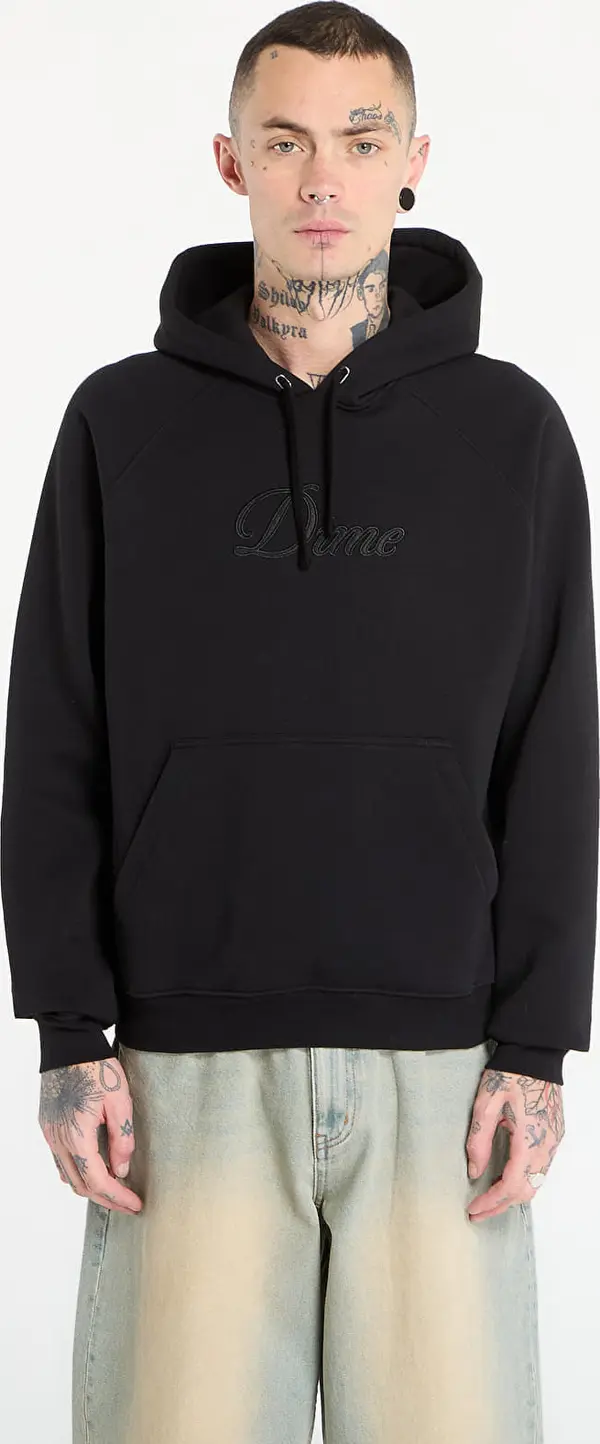 DIME Mikina DIME Cursive Hoodie UNISEX Black L