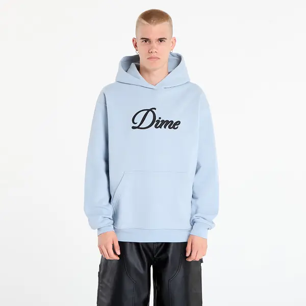 DIME Mikina DIME Cursive Hoodie UNISEX Blue Fog L
