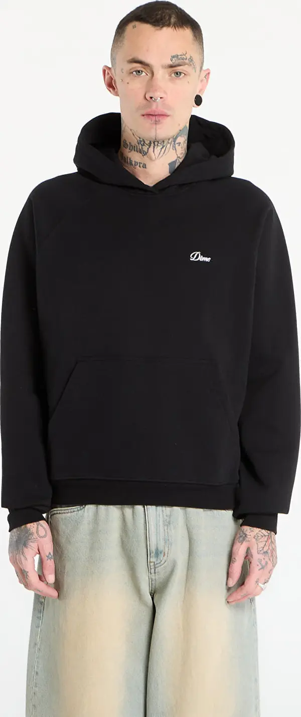 DIME Mikina DIME Cursive Small Logo Hoodie UNISEX Black M