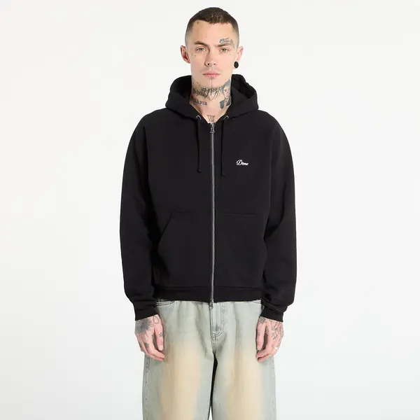 DIME Mikina DIME Cursive Small Logo Zip Hoodie UNISEX Black M