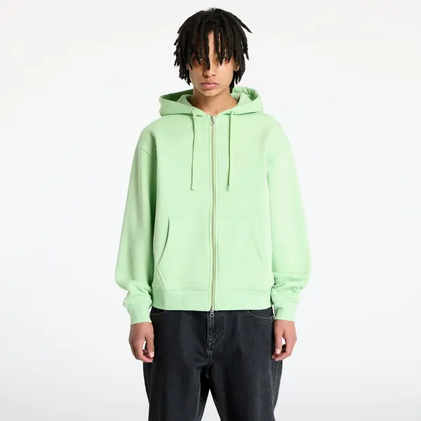 DIME Mikina DIME Cursive Zip-Hoodie UNISEX Sage Green S