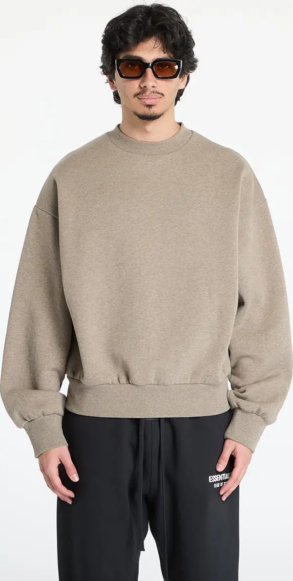 Fear of God Essentials Mikina Fear of God Essentials Classic Fit Fleece Crewneck Homestead Heather XXS