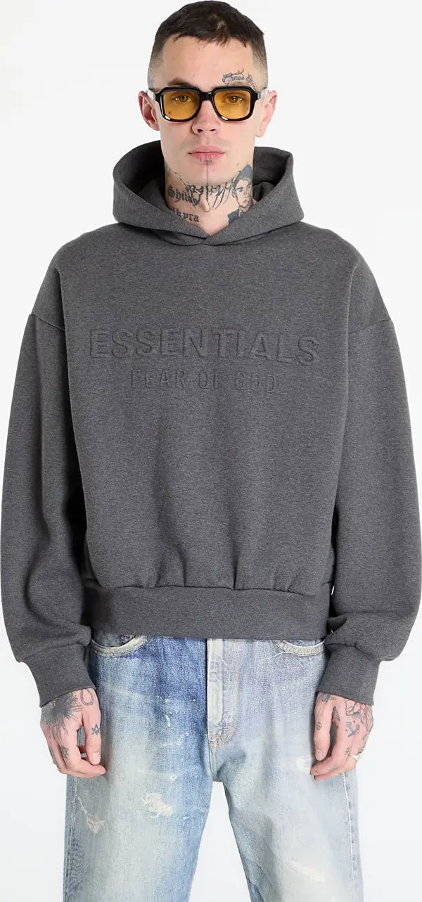 Fear of God Essentials Mikina Fear of God Essentials Classic Hoodie Charcoal Heather XL
