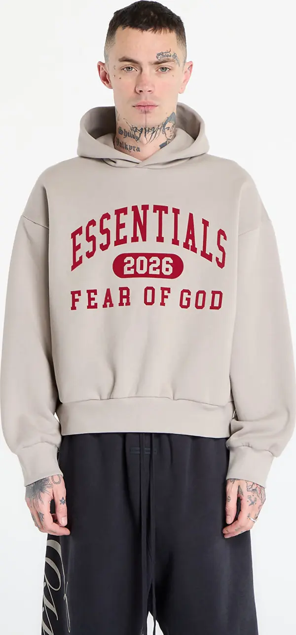 Fear of God Essentials Mikina Fear of God Essentials Classic Hoodie Smoke Grey XL