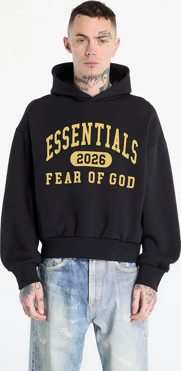Fear of God Essentials Mikina Fear of God Essentials Classic Hoodie Vintage Black XL