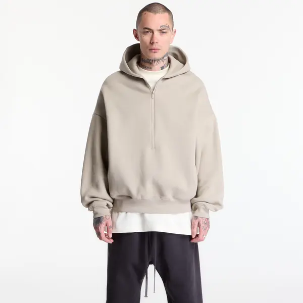Fear of God Essentials Mikina Fear of God Essentials Property Lounge Half Zip Crewneck Seal M