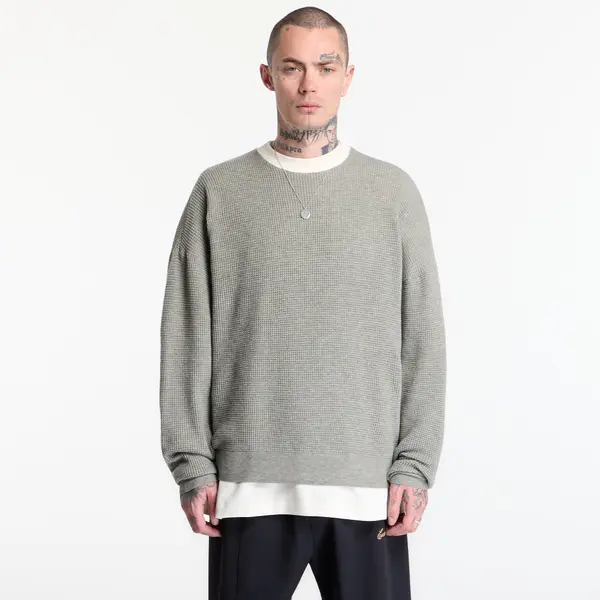 Fear of God Essentials Mikina Fear of God Essentials Signature Waffle 90'S Crewneck Concrete Heather XXL
