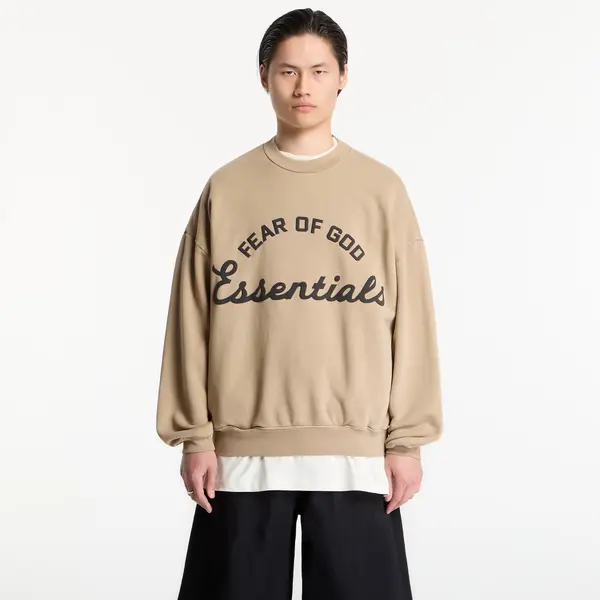Fear of God Essentials Mikina Fear of God Essentials Training 90'S Crewneck Sweatshirt Faded Dune XL