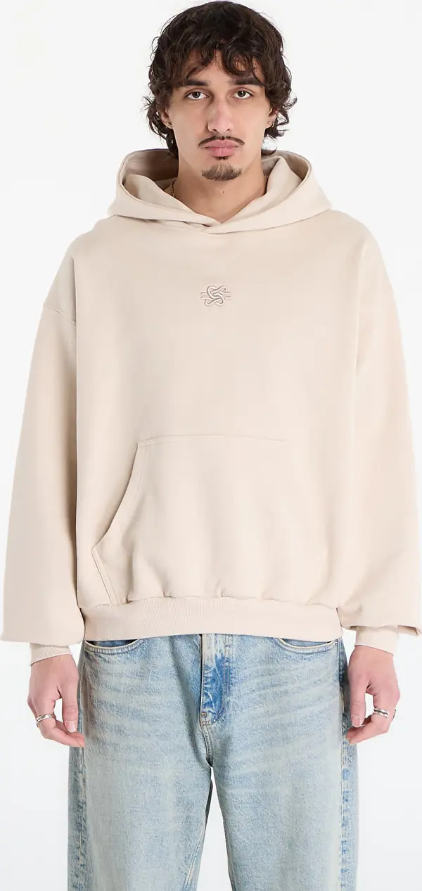Filling Pieces Mikina Filling Pieces Hoodie Boxy Embroidered Peyote M