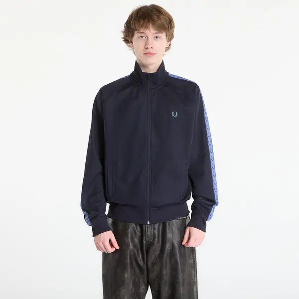 FRED PERRY Mikina FRED PERRY Contrast Tape Track Jacket Nvy/ Acebl/ Tnsbl XL