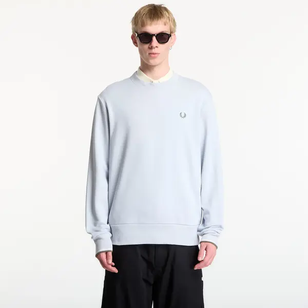 FRED PERRY Mikina Fred Perry Crew Neck Sweatshirt Dusky Blue M