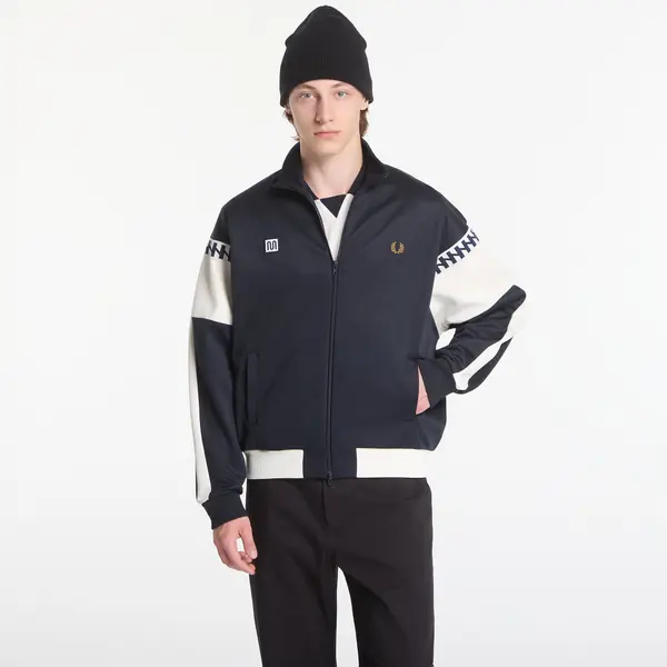 FRED PERRY Mikina Fred Perry Meyba Cut And Sew Track Jacket Black L