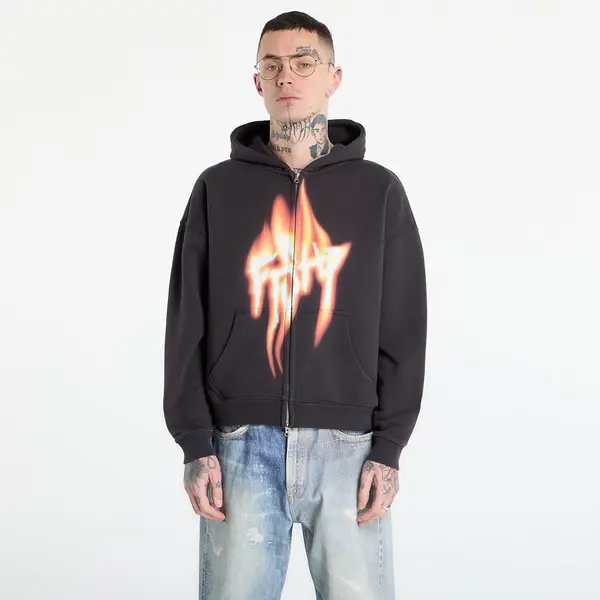 FTSHP Mikina FTSHP Walking Art II. Zip Hoodie UNISEX Dark Grey XL