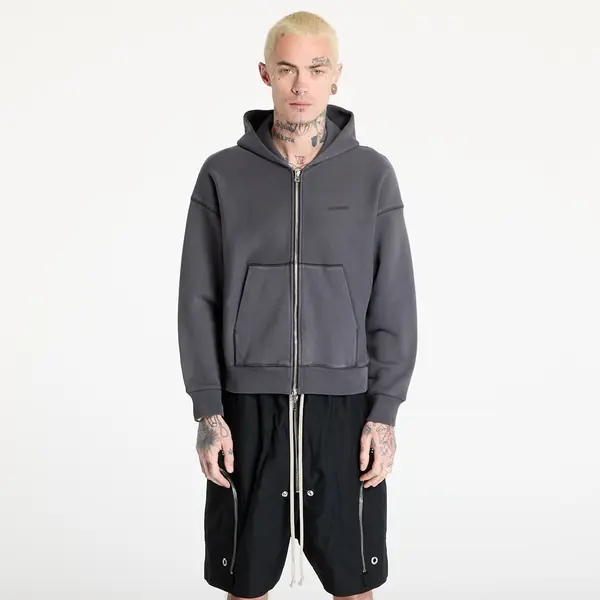 HAL STUDIOS® Mikina HAL STUDIOS® Haus Hooded Zip Sweatshirt UNISEX Washed Black XL
