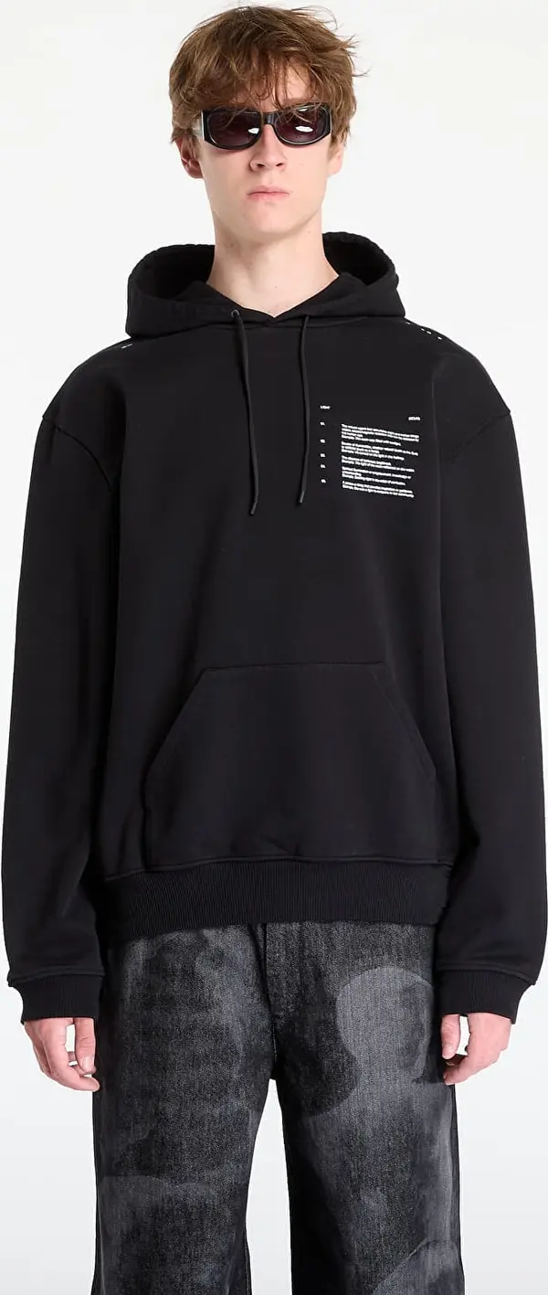 HELIOT EMIL Mikina HELIOT EMIL Photon Hoodie Black L