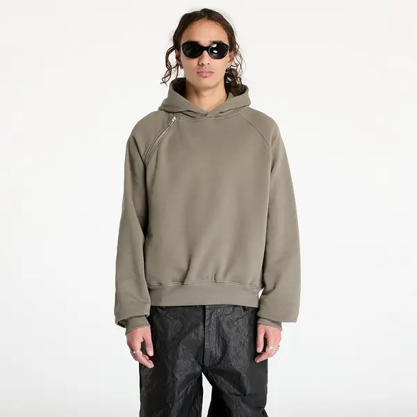 HELIOT EMIL Mikina HELIOT EMIL Sequence Zip Hoodie UNISEX Dusty Green M