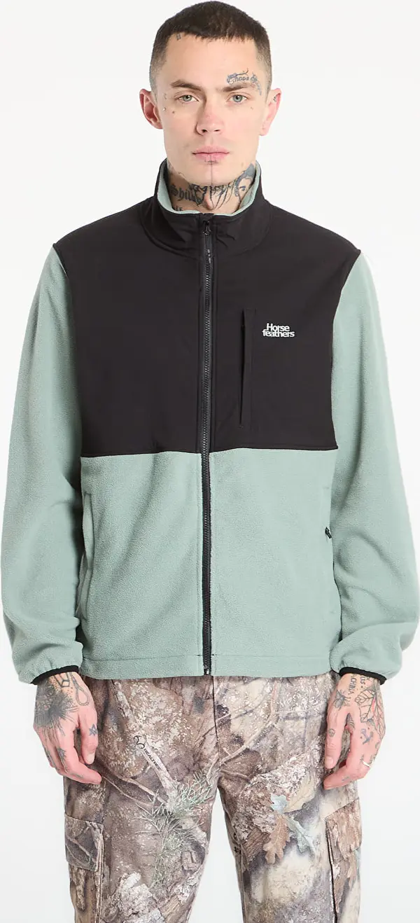 Horsefeathers Mikina Horsefeathers Duval Fleece Sweatshirt Iceberg Green S