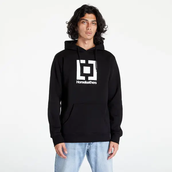 Horsefeathers Mikina Horsefeathers Leader Sweatshirt Black M