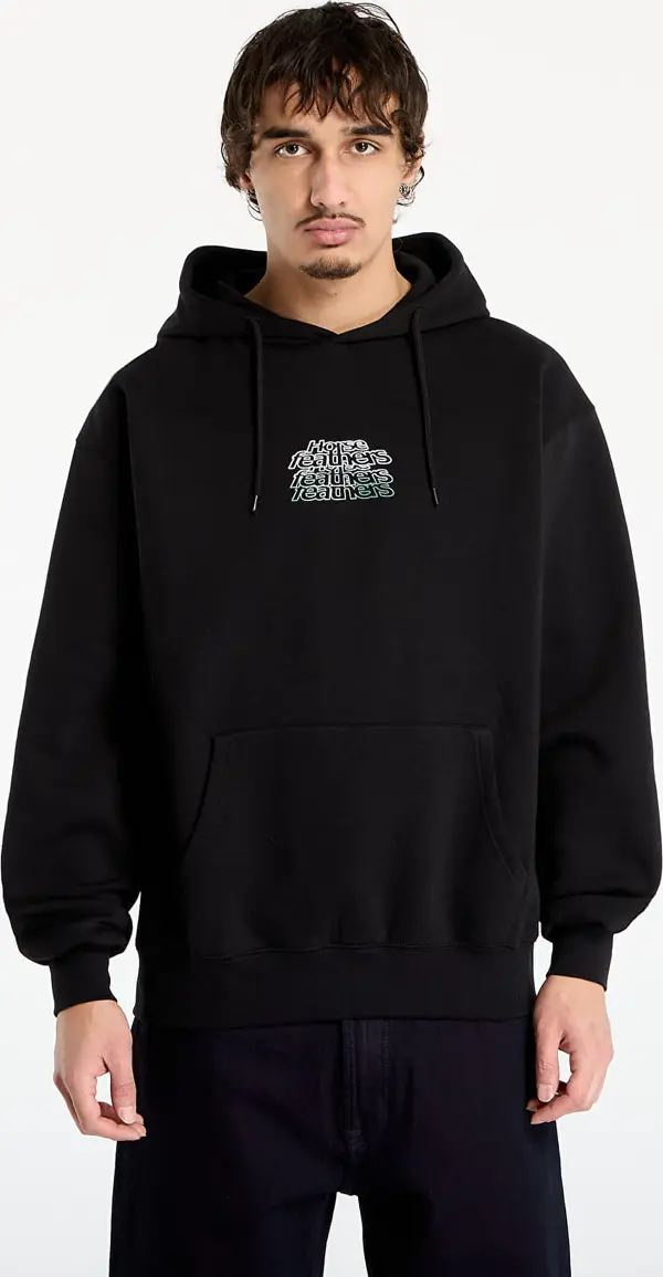 Horsefeathers Mikina Horsefeathers Rollin Sweatshirt Black M