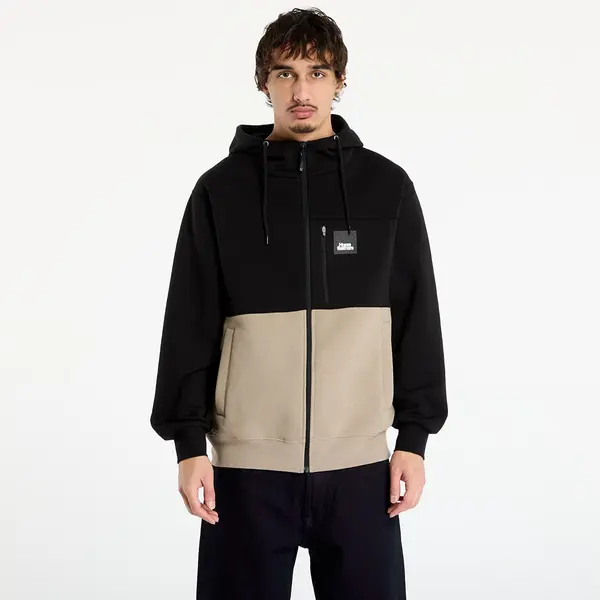 Horsefeathers Mikina Horsefeathers Vick Sweatshirt Black/ Taupe S
