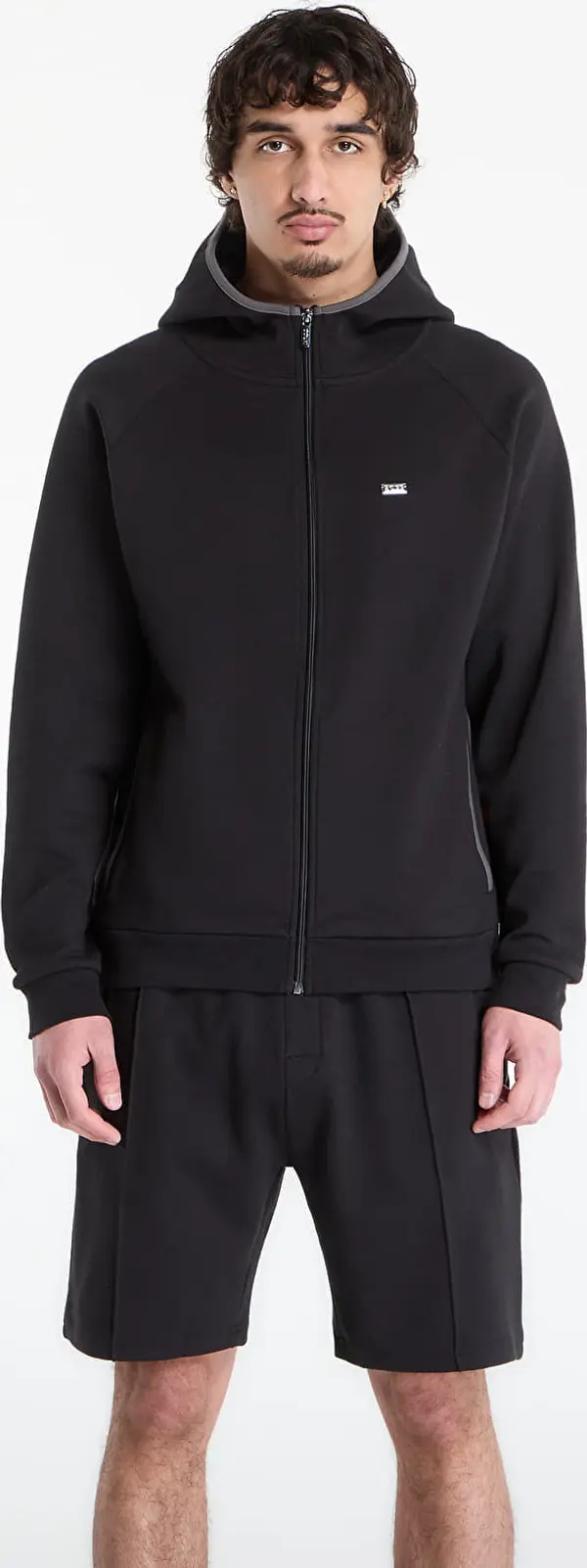 Hugo Boss Mikina Hugo Boss Sense Hooded Jacket Black S