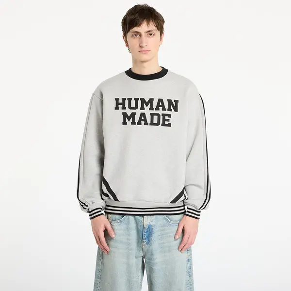 HUMAN MADE Mikina HUMAN MADE Elbow Patch Sweatshirt UNISEX Gray L