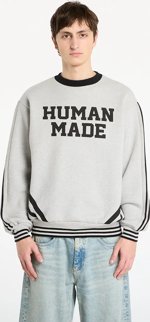 HUMAN MADE Mikina HUMAN MADE Elbow Patch Sweatshirt UNISEX Gray L