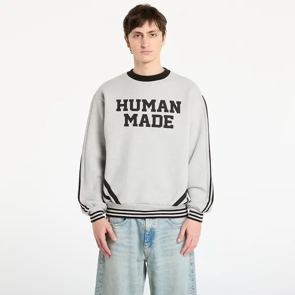 HUMAN MADE Mikina HUMAN MADE Elbow Patch Sweatshirt UNISEX Gray M