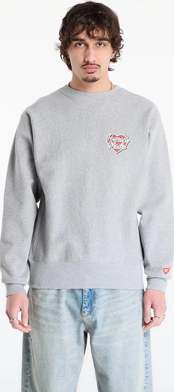 HUMAN MADE Mikina HUMAN MADE Heavyweight Sweatshirt UNISEX Gray M