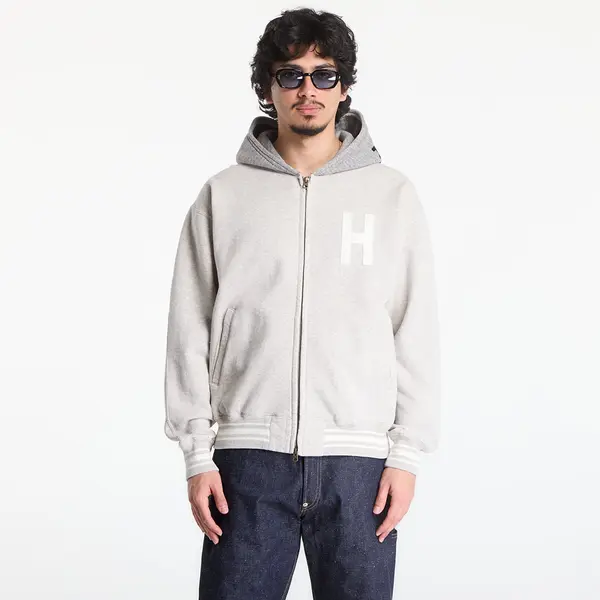 HUMAN MADE Mikina HUMAN MADE Zip-Up Hoodie Gray XXL